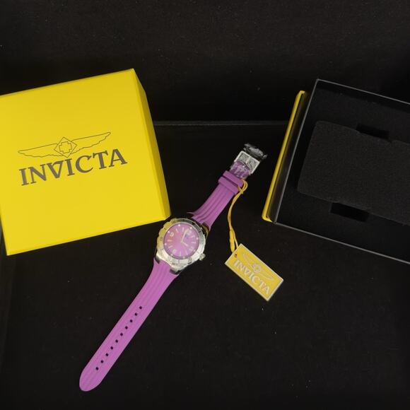 NEW - Invicta Angel Halo Women's Watch - 38mm, Purple (24123) NEW- IN BOX*1 LEFT - Picture 8 of 13